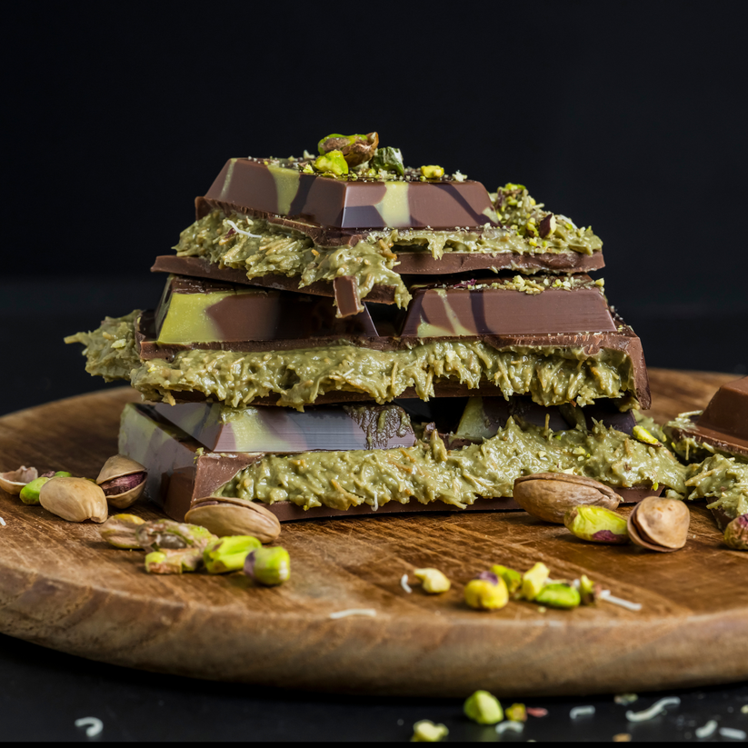 1 Kilo Pistazien-Schokoladentafel